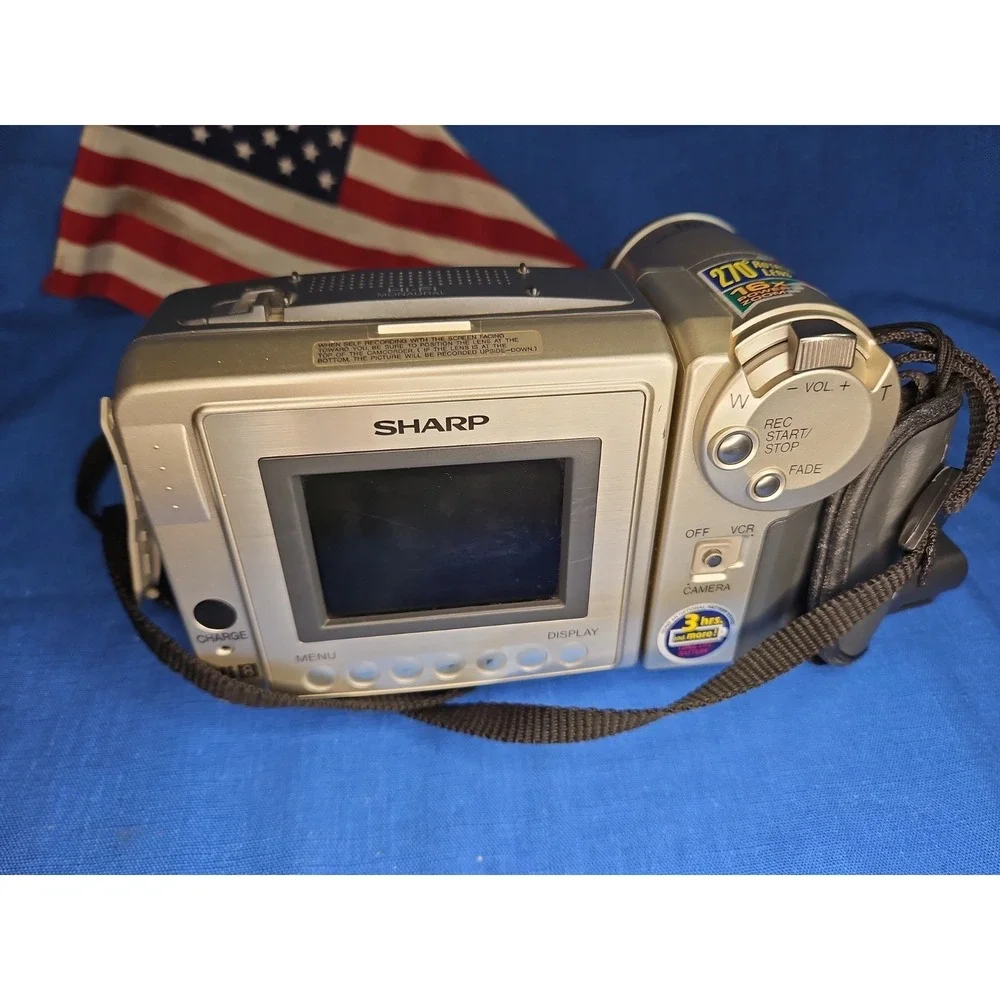 Sharp VL-AH30 VL-AH30U HI8 8mm Video8 Camcorder VCR Player Transfer NO CHARGER